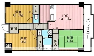 ロフティ少路【5階】の間取り