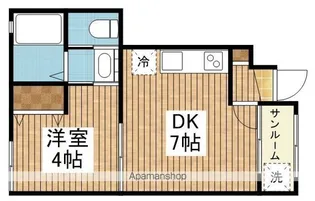 グランシエルⅠ【1階】の間取り