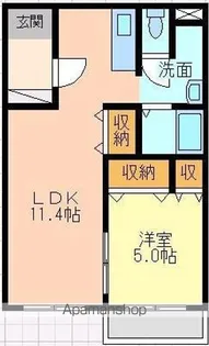 イーストコート【4階】の間取り