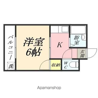 COMFORT HIROSEⅡ【115号室】の間取り