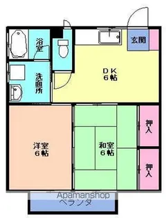 ドミール【102号室】の間取り
