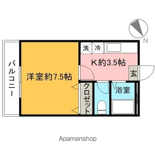 フレンドシップ飯能仲町【2階】の間取り