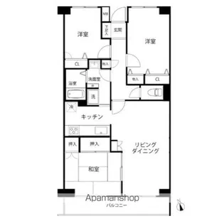 T’S GARDEN横浜岸根公園【1階】の間取り