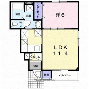 ラブリィーⅤ【1階】の間取り