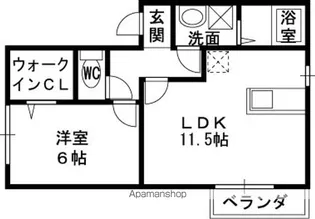 ヴィクトワール【2階】の間取り