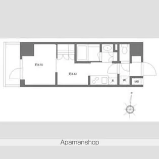 グランパセオ清澄白河Ⅱ【5階】の間取り