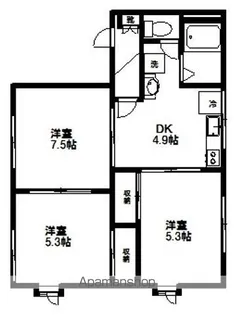 グリーンヒルズCHIDA−B【2階】の間取り