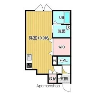 CROSS ROAD【8VIII号室】の間取り