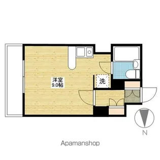 清水ハイツ【3階】の間取り
