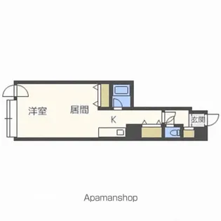 ウイング円山北町【5階】の間取り