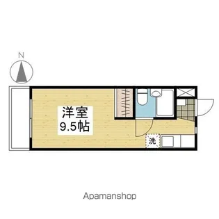 マンションHAM清水町【1階】の間取り