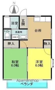 メゾンシーバスⅠ【101号室】の間取り