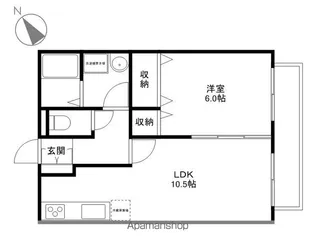 グラン・シャリオ【203号室】の間取り