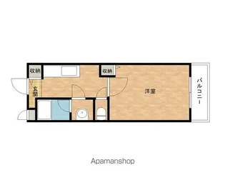オリーブ泉ヶ丘【1階】の間取り