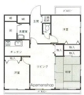 パティオタカタ【2階】の間取り