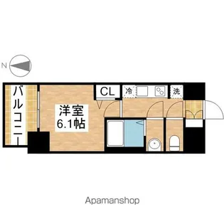 プレサンス桜山駅前アフォード【4階】の間取り
