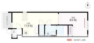 QUIET CRAB HOUSE TOGETHER 瀬谷【1階】の間取り