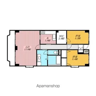 エリート・イン船橋【5階】の間取り