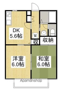 ドミール 竜王台【2階】の間取り