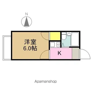 フレンズ桜堤【104号室】の間取り