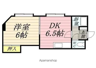 グランドビル【406号室】の間取り