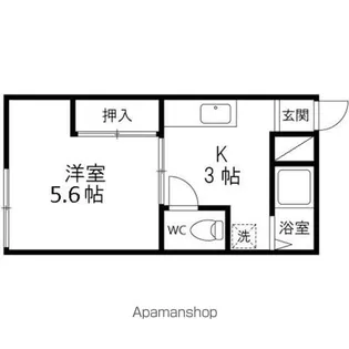 サンハイツ【201号室】の間取り