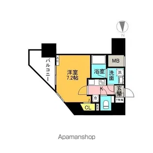 スカイコートプライム亀戸【3階】の間取り