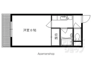 コスモハイツ下柳【305号室】の間取り