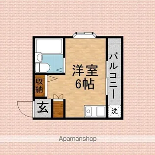 ANZAWAビル【405号室】の間取り