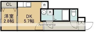 G−ROOM FIVE【101号室】の間取り