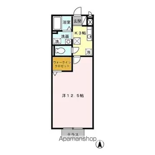 コンフォートアベニュー【1階】の間取り