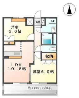 ファインパストラル【2階】の間取り