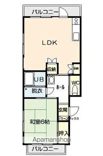 三沢マンション【305号室】の間取り