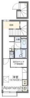 レオパレスアイランド【203号室】の間取り