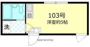 エスパシオ王子神谷【1階】の間取り