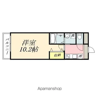 AQUA(北棟)Α【1階】の間取り