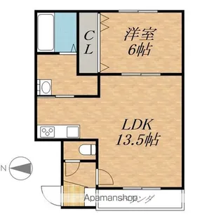 BERGMUND【3階】の間取り