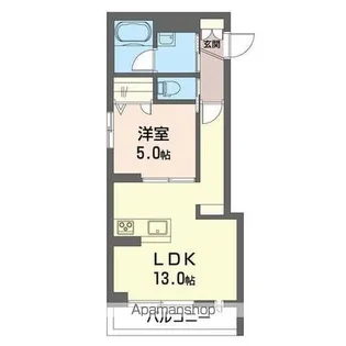 ルノン【303号室】の間取り