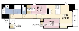 アーバネックス堺筋本町【2階】の間取り