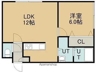 トクトラスト港【307号室】の間取り