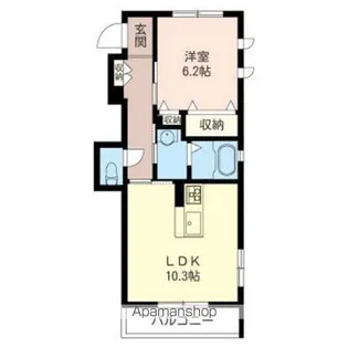 セレクト【201号室】の間取り