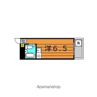 グローバル城山【410号室】の間取り