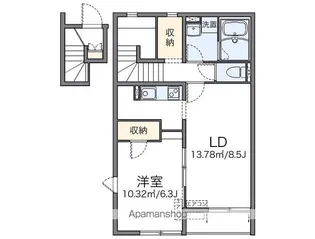 レオネクストグランツ藤24【2階】の間取り