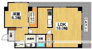 帝塚山グランアトリウム【3階】の間取り