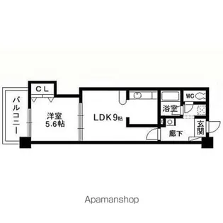 グランシャリオⅠ【403号室】の間取り