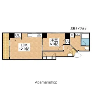 丸の内セントラルハイツ【5階】の間取り