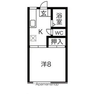 シャンヴィラージュ【105号室】の間取り