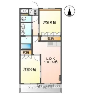 パークサイド ヴィレッジ【1階】の間取り