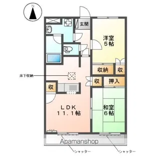 リヴィエール【1階】の間取り