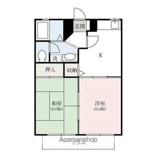 エスリック・ロイヤル【1階】の間取り